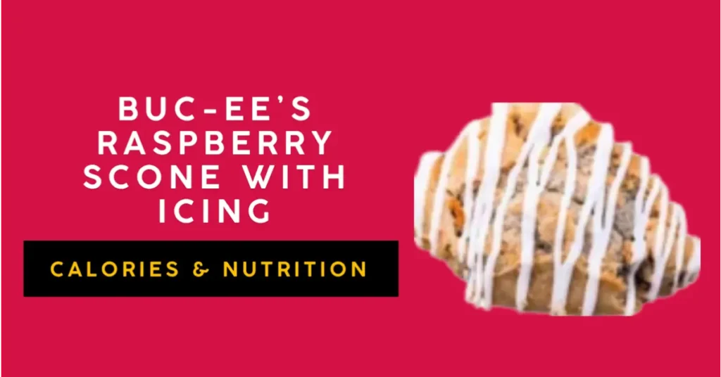 Buc-ee's Raspberry Scone With Icing (Bakery & Sweets)